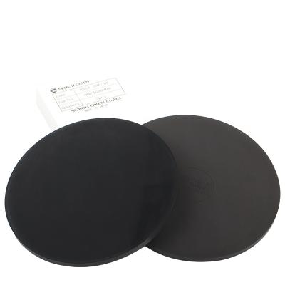 China ROHS Compliant Fiber Optic Polishing Tools Rubber Glass Polishing Pad Black for sale