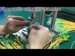 RoHS FTTH Fiber Optic Patch Cord Machine High Efficient Adjustable Speed