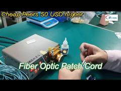 Lan Single Mode Optical Fiber Jumper , Test Equipment Sc Lc Fiber Patch Cord