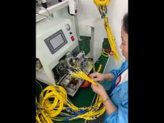 P6802 Automatic Fiber Optic Cable Stripping Machine Patch Cord Pigtail Cutting