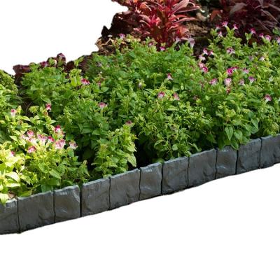 China Easily Assembled DIY Lawn Inexpensive Patio Landscape Border Garden Plastic Edging for sale