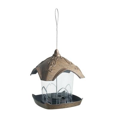 China Supplier Verified Non-automatic Squirrel Proof Bird Feeder Tray Baby Bird Feeder Parrot Suspended Automatic Bird Feeders for sale