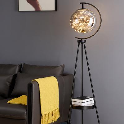 China Modern Nordic Led Bedroom Sofa Living Room Modern Floor Bed Side Lamps Standing for sale