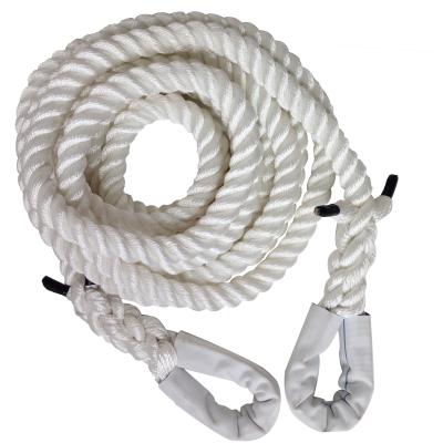 China Towing High Quality 3 Strand Nylon Tow Rope Truck Tow Rope for sale