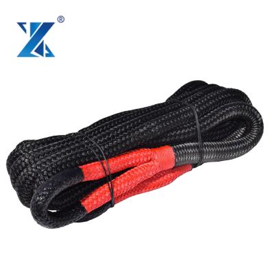 China 28mm Outdoor Double Braided Nylon Kinetic Rope For UTV/ATV/SUV for sale