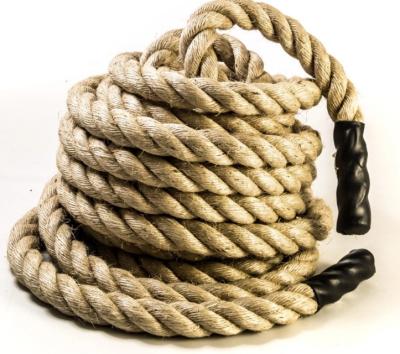 China Finess Training 100% Jute Battle Rope Improve Fitness Conflict for sale