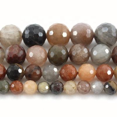 China 6 8 10 12MM China Natural Faceted Tourmaline Cut 6 8 10 12MM Round Loose Stone Beads Jewelry Necklace Bracelet Earring TangYi For Jewelry Making DIY Bracelets Necklace for sale