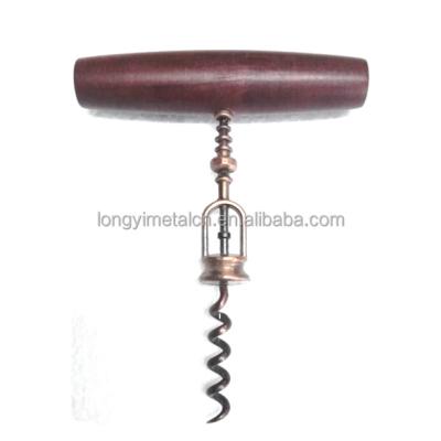 China Viable wooden handle wine opener / rosewood corkscrew for sale