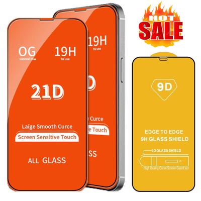 China 2022 New 2.5d 3d 5d 9d 10d 21d 100d For iPhone 13 Screen Protector Tempered Glass For iphone 13 xr max x 8 12 11 pro xs 7 6 se2 plus se3 for sale