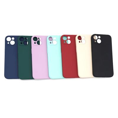 China Latest Shockproof Frosted Soft Protective Silicone Slim Phone Case For Iphone for sale