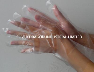 China Embossed Disposable gloves, Size S,M,L for sale