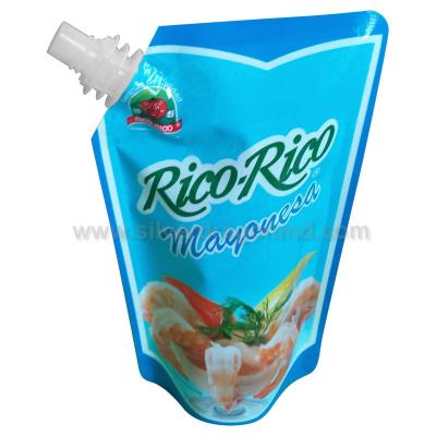 China Food grade Stand up Spout Pouch for 175g seasoning Packing for sale