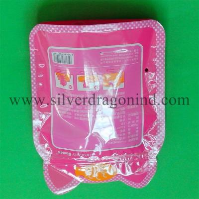 China Special shaped Stand up Laminated pouch with zipper for industry packing for sale