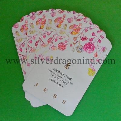 China High quality aluminum laminated facial mask pouch for sale