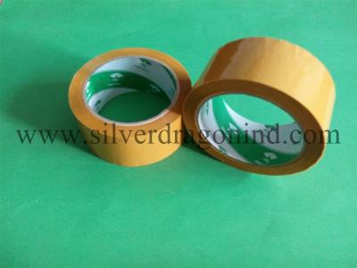 China Brown colored BOPP packing tape size 48mm x 50m for sale