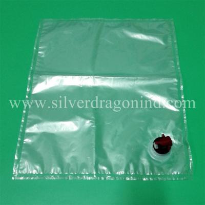 China Clear bag in box with butterfly tap for 10L water packing for sale