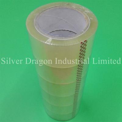 China Transparent BOPP packing tapes 48mm x 100m for carton sealing for sale