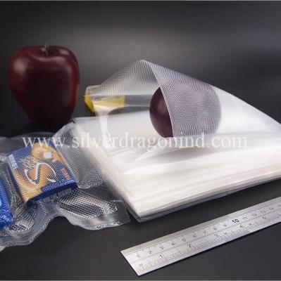 China Food Grade Custom high quality low price Textured/Embossed Vacuum Bag roll, Food Packaging for sale