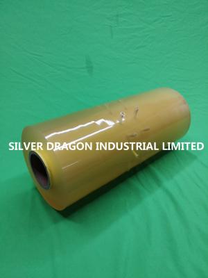 China PVC Mushroom Cling Film with breath holes Size 16microns x 380mm x 1524m for sale