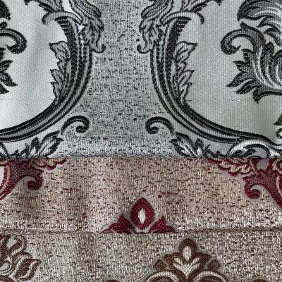 China Professional Design Breathable Decorative Fabrics Yarn-Dyed Jacquard Curtain Fabric A Variety Of Styles And Colors for sale