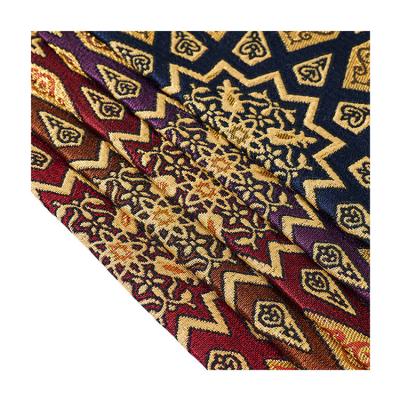 China Other Low Cost Custom Upholstery Fabric Luxury Finely Processed Home Polyester Yarn-dyed Jacquard Fabric for sale