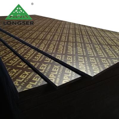 China Exterior film faced 18mm marine construction plywood to build in Africa for sale