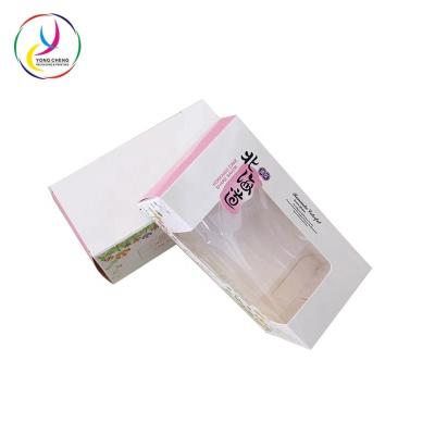 China Recyclable Disposable Custom Printed Food Paper Sushi Packaging Box for sale