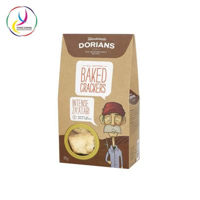 China Recyclable Baked Cookies Paper Kraft Paper Box Cookie Craft Paper Packaging for sale