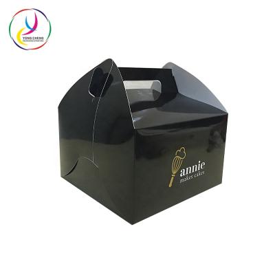 China Recyclable Hot Sale Cake Box Die Cut Bake In Cake Box Packaging Recyclable Packaging Boxes for sale