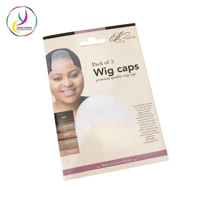 China Recyclable Wig Cap Paper Package Box With Hat Shape Window for sale