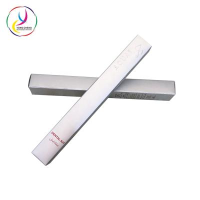 China Recyclable Special Silver Paper Toothbrush Packaging With Personal Logo for sale