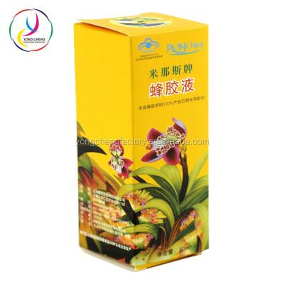 China Recyclable Bee Propolis Paper Packaging Box Medicine Packaging Box Paperboard for sale