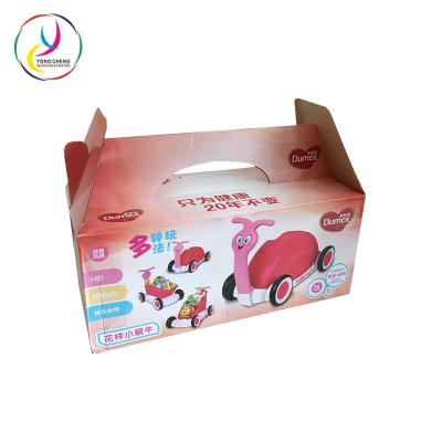 China Recyclable paper box kid toy vehicles car corrugated playmobile cardboard box for sale