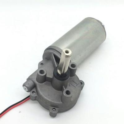 China ZD2020R-48-500 Turbine Worm Reducer Motor Totally Enclosed DC 48V 500 Rpm for sale