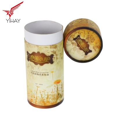 China Customized Brown Round Cardboard Storage Boxes With Lids Art Paper Type for sale