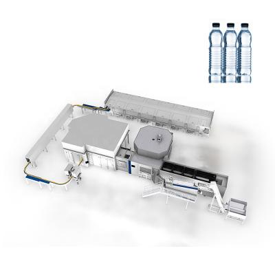 China Automatic Bottle Filling And Capping Machine , 24000 BPH Bottle Filling Capping Machine en venta