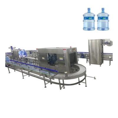 China Automatic 3/5 Gallon Barrel Bottle Filling Equipment Pure Water Plant Water Bottling Equipment for sale