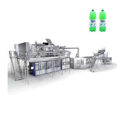 China Soda Water Carbonated Drink Filling Machine PET Bottle Durable 0.2L-2L for sale