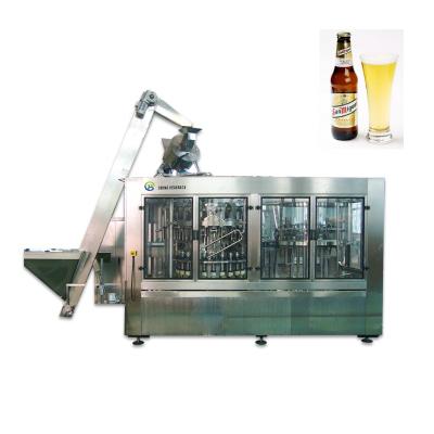 中国 Hot Sell Automatic Vodka Alcohol white Wine Beer Glass Bottle Cleaning Filling Bottling Capping Machine 販売のため