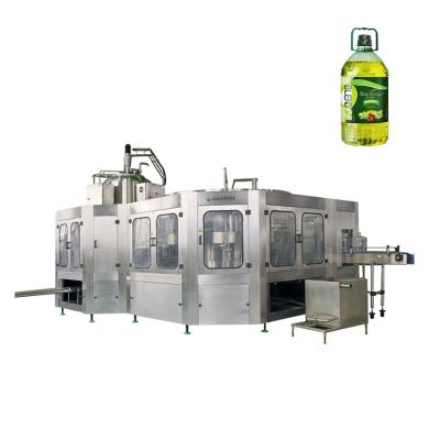 中国 Gravity Oil Filling Machine Line Edible Oil Packing Machine Full Automatic Plastic Bottle 販売のため