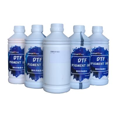 China Water based universal ink factory price tinta impresora CMYK color heat transfer dye ink / DTF transfer ink for DTF Digital printer for sale