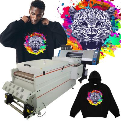 China Garment Shops DTF PET Film T-shirt Printer Transfer Film Digital Inkjet Oven Printer Complete System for sale