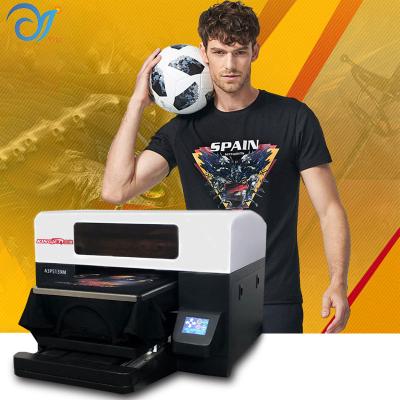 China Garment Shops High Quality White Ink Flatbed T Shirt Printers Price Digital T Shirt Printing Machine for sale