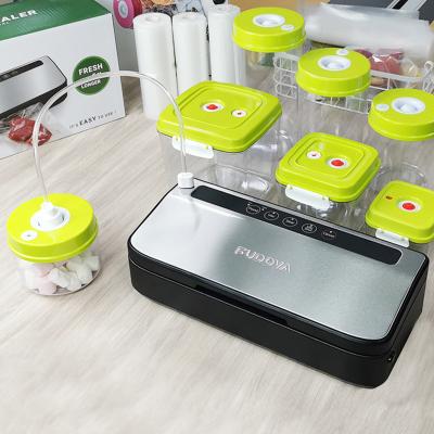 China Dry And Moist Vacuum Locker Food Freshness Preservation Canister Set Jar Vacuum Sealer for sale