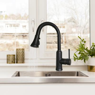 China Sense Faucets Kitchen Sensor Faucet With 3 Way Sprayer Head, Touchless Deck Mounted Faucet for sale