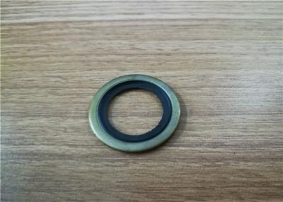 China O Shape Custom Rubber Gaskets Metal Rubber Bonded Washer Low Thermal Expansion for sale