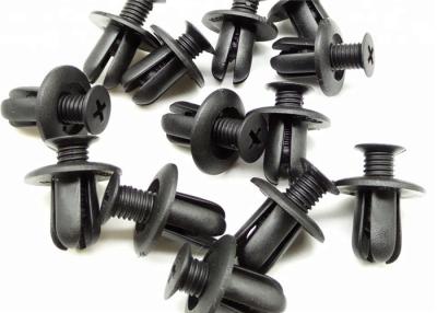 China Auto Car Plastic Rivet Fasteners / Mud Flap Bumper Fender Plastic Push Clips for sale