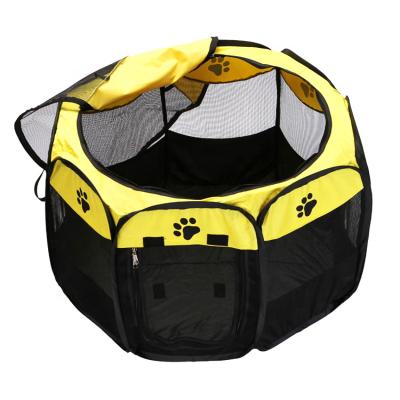 China Soft Crate Travel Portable Indoor Outdoor Pet Snot Cage Foldable Dog Pet Kennel Home for sale