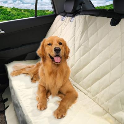 China Black Waterproof Back Travel Dog Seat Scratch Proof And Non Slip Pet Car Seat Cover Mat for sale