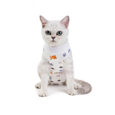 China Viable Pet Surgical Recovery Clothes For Cats Dogs Cotton Dog Recovery Suit for sale